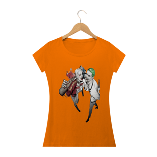 Nome do produtoCamiseta Feminina DC Comics Harley & Joker