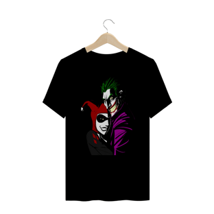 Nome do produtoCamiseta Masculina Harley Quinn & Joker Plus Size