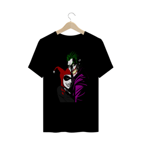 Nome do produto  Camiseta Masculina Harley Quinn & Joker Plus Size