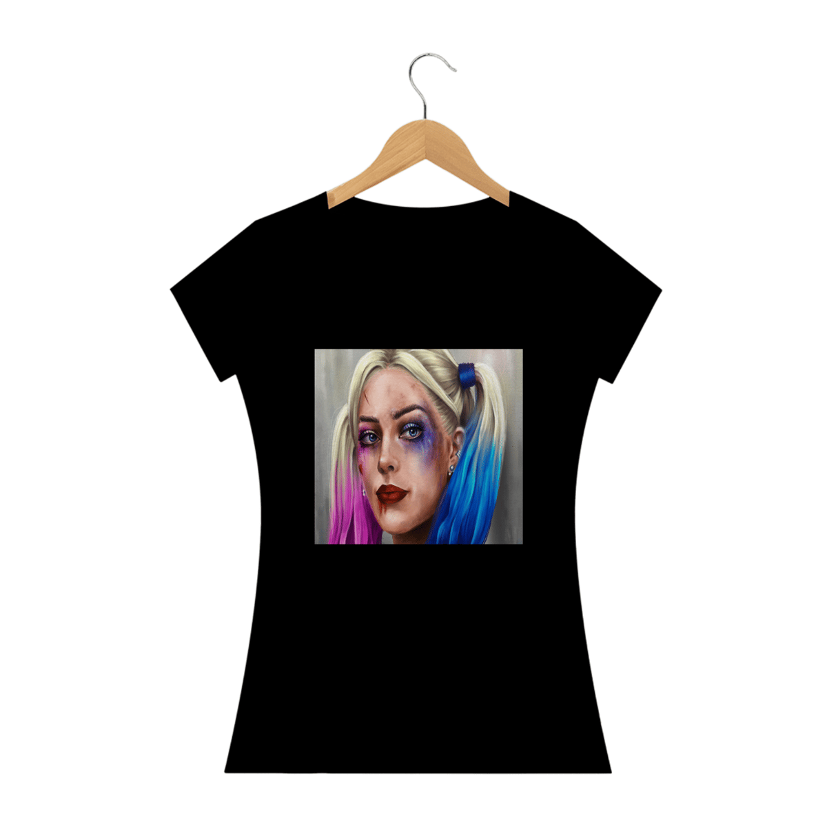 Nome do produto: Camiseta Feminina Harley Quinn