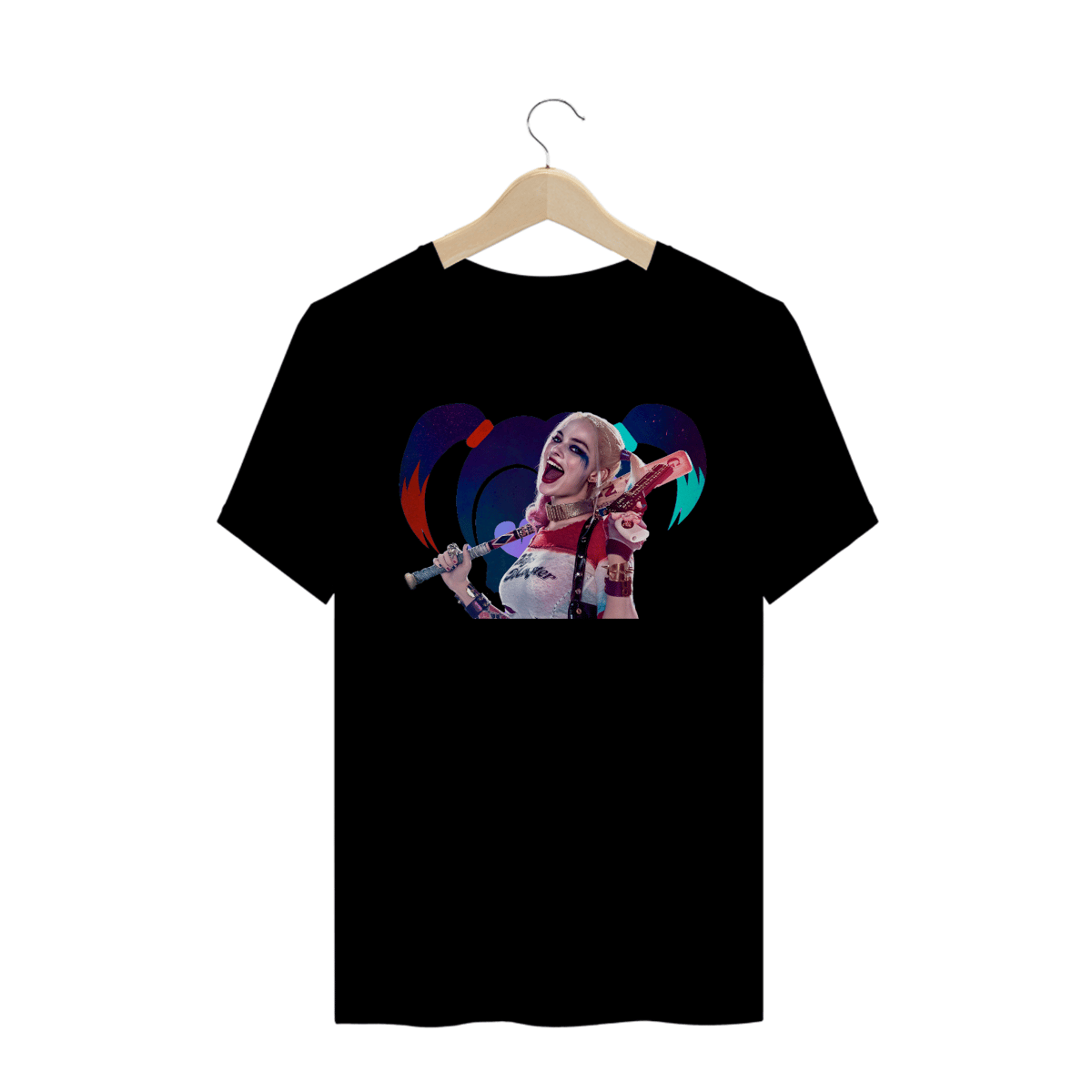 Nome do produto: Camiseta Masculina Harley Quinn