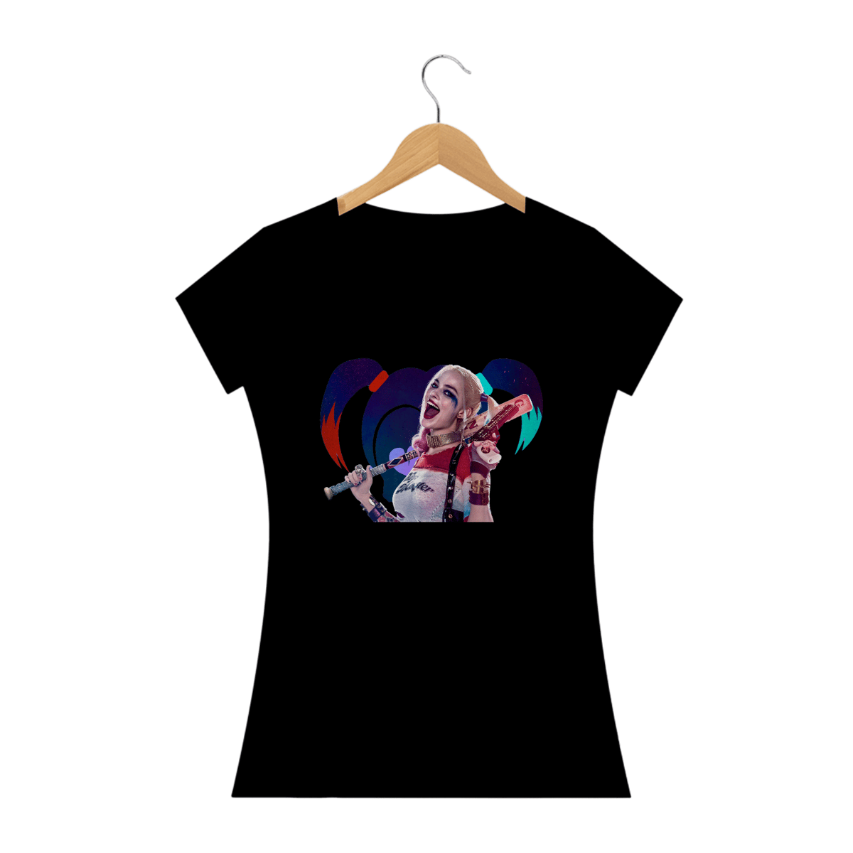 Nome do produto: Camiseta Feminina Harley Quinn