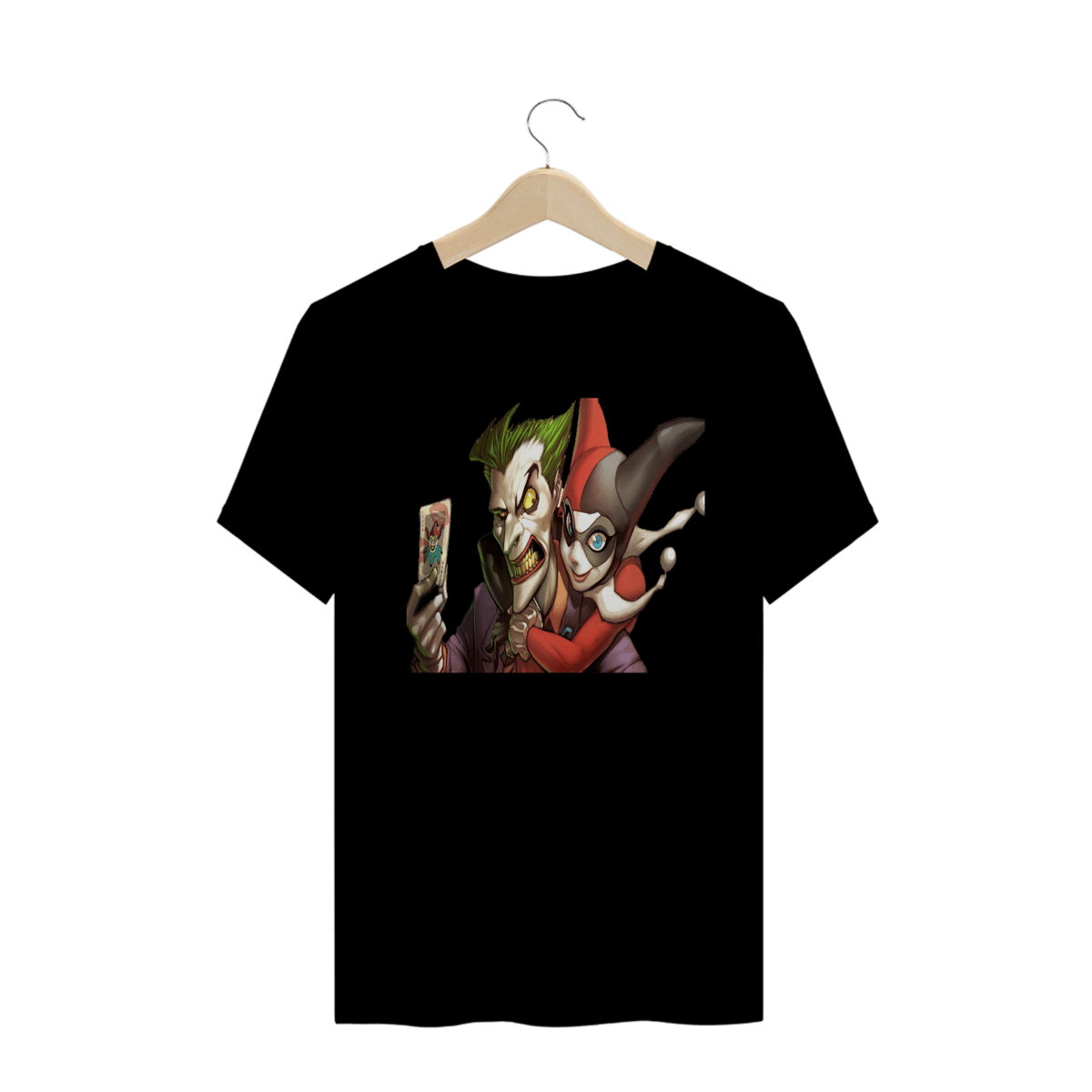 Nome do produto: Camiseta Masculina Harley Quinn & Joker