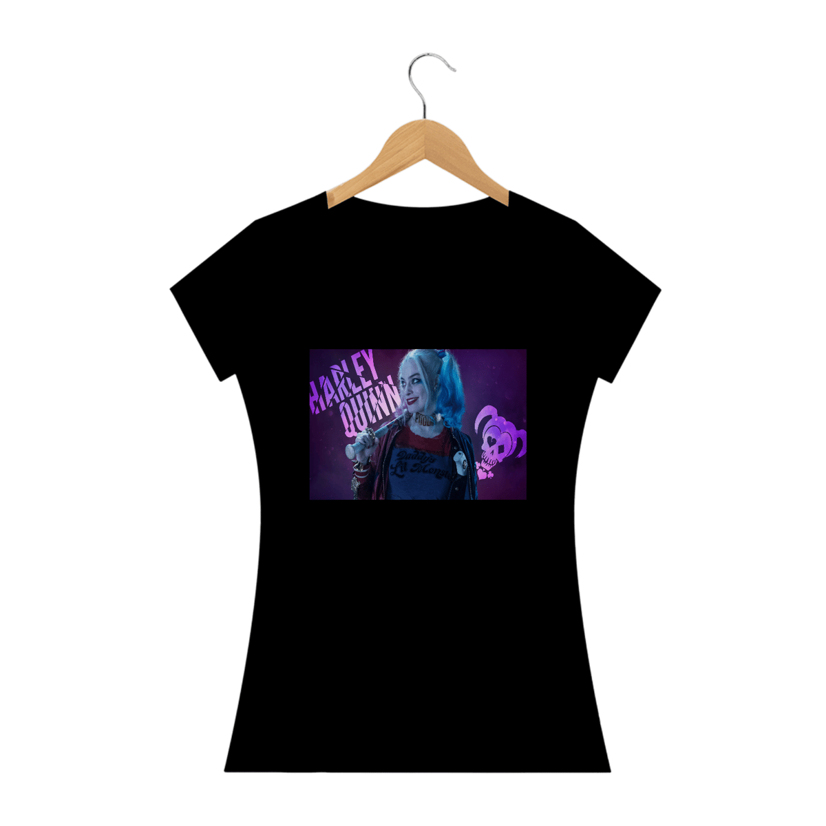 Nome do produto: Camiseta Feminina Harley Quinn