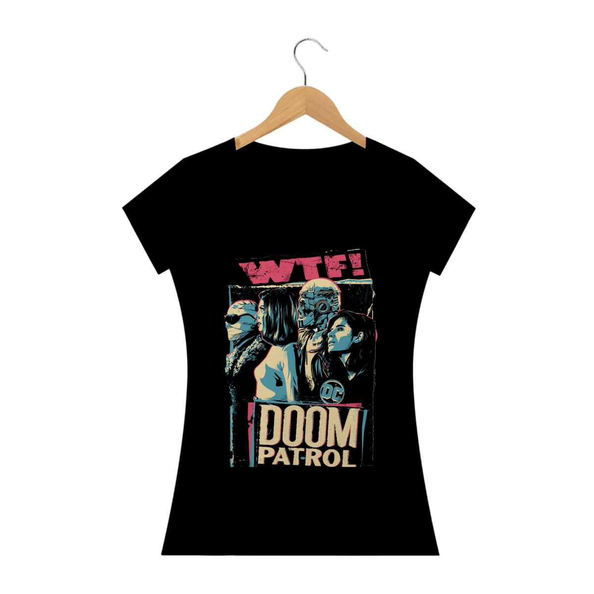 Nome do produto: Camiseta Feminina Doom Patrol