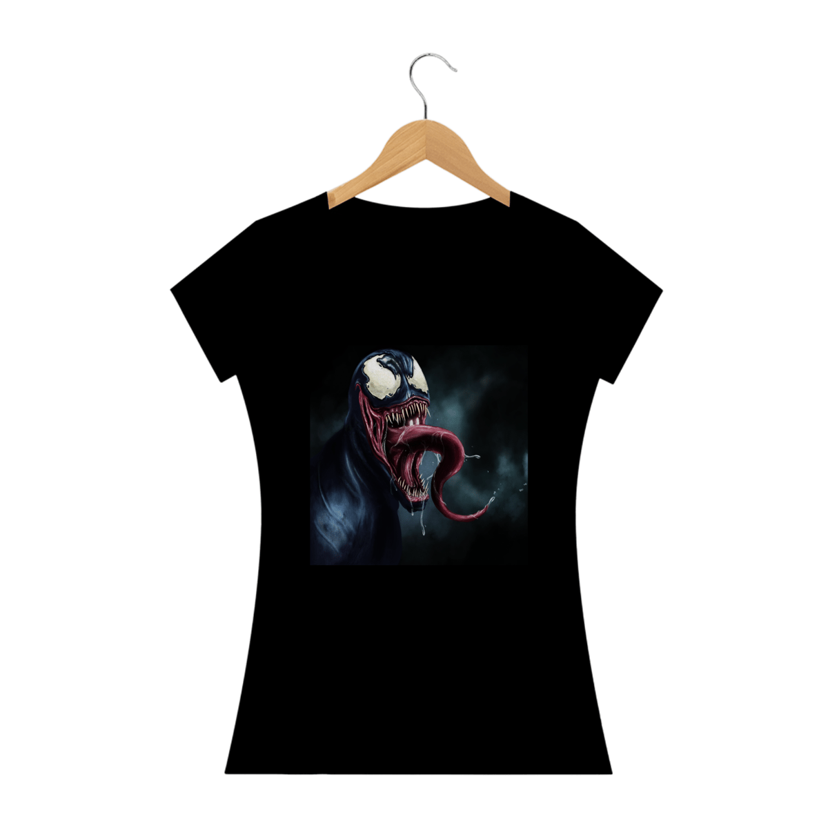Nome do produto: Camiseta Feminina Venom