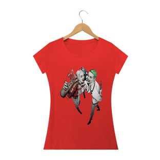 Nome do produtoCamiseta Feminina DC Comics Harley & Joker