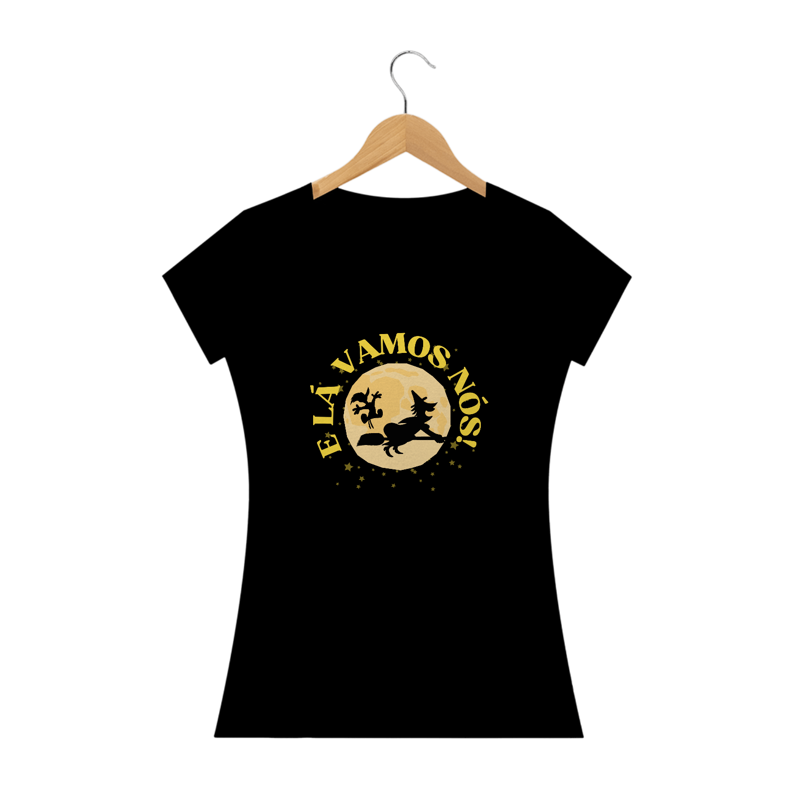 T-Shirt Feminina - E Lá Vamos Nós