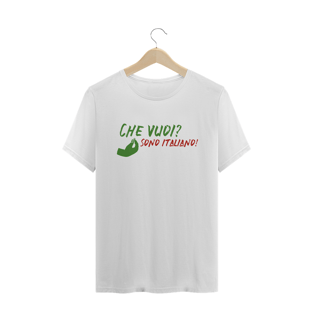 Nome do produtoCamiseta Masculina Che Vuoi Sono Italiano