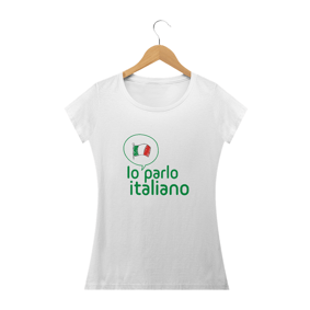 Camiseta Feminina Io Parlo Italiano