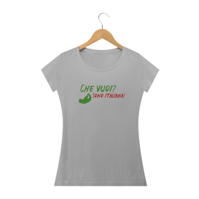 Camiseta Feminina Che Vuoi Sono Italiana