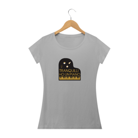 Camiseta Feminina Tranquilli Ho Un Piano