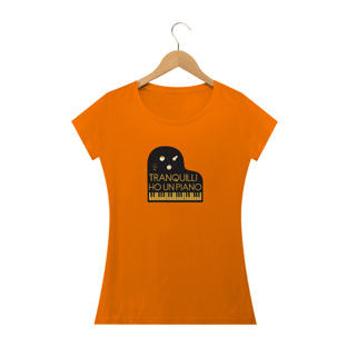 Nome do produtoCamiseta Feminina Tranquilli Ho Un Piano