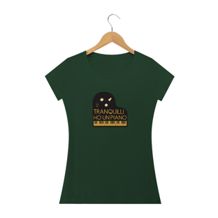 Nome do produtoCamiseta Feminina Tranquilli Ho Un Piano