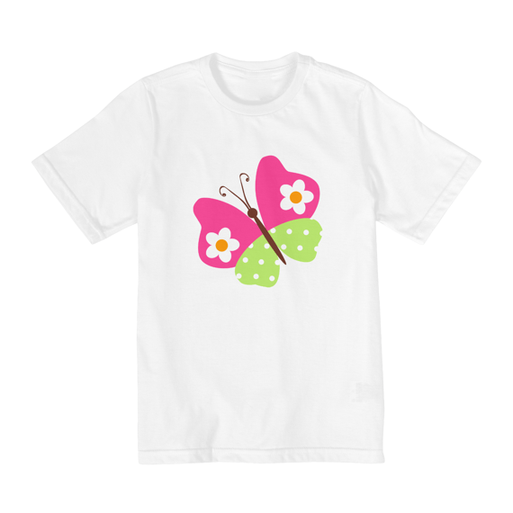 Camiseta Infantil Borboleta