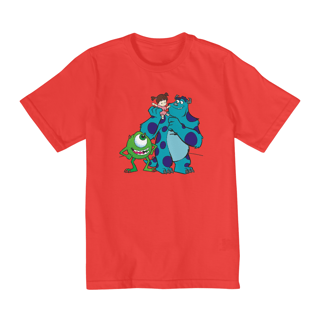 Nome do produto Camiseta Infantil Monstros S.A.