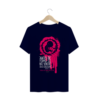 Nome do produto Camiseta Não ao Aborto (cores escuras)