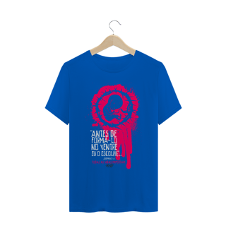 Nome do produto Camiseta Não ao Aborto (cores escuras)
