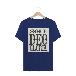Nome do produto Camiseta Soli Deo Gloria - cores escuras