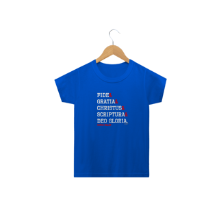 Nome do produto Camiseta Infantil Cinco Solas (cores escuras)