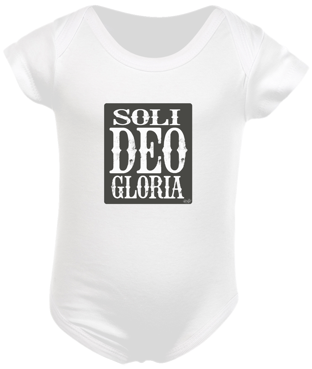 Nome do produto: Body Infantil Soli Deo Gloria