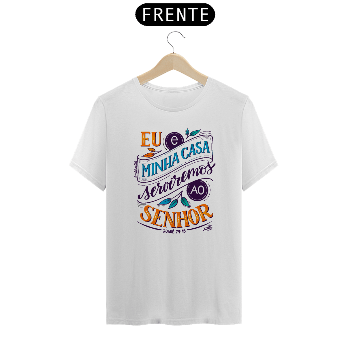 Nome do produto: Camiseta Eu e Minha Casa