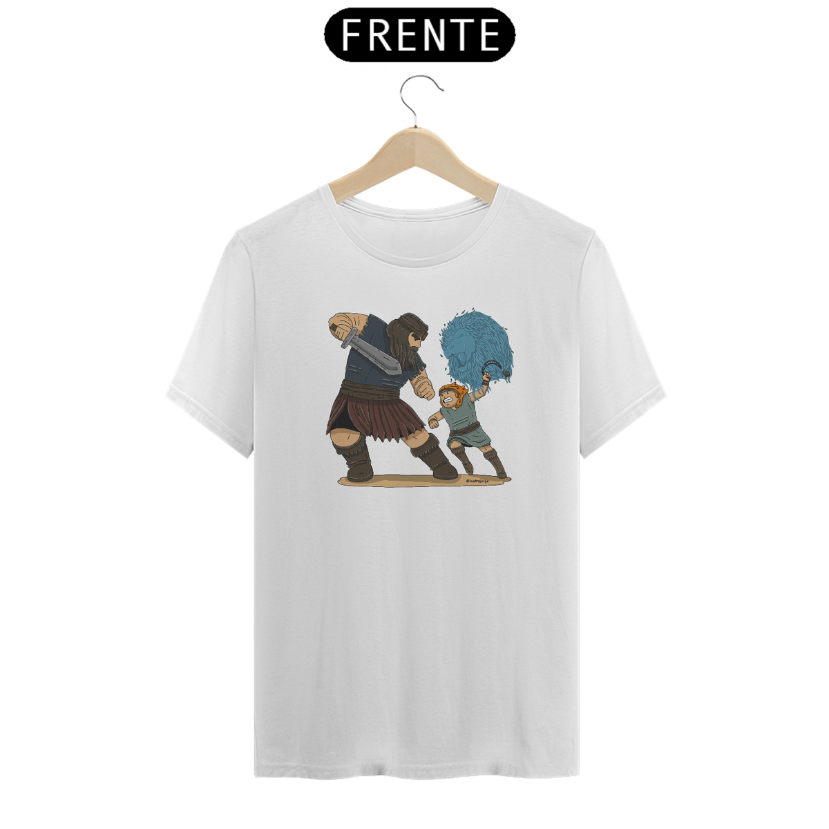 Nome do produto: Camiseta Davi x Golias