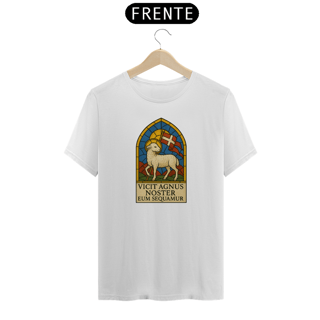 Nome do produto Camiseta Agnus Dei [Coleção Vitrais]
