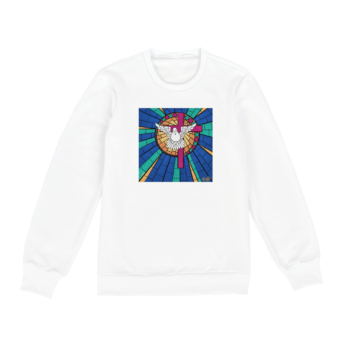 Nome do produto: Moletom Espírito Santo (Vitral)