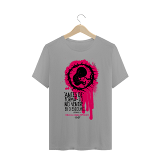 Nome do produto Camiseta Não ao Aborto (cores claras)