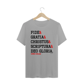 Nome do produto Camiseta Cinco Solas (cores claras)