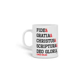 Caneca Cinco Solas