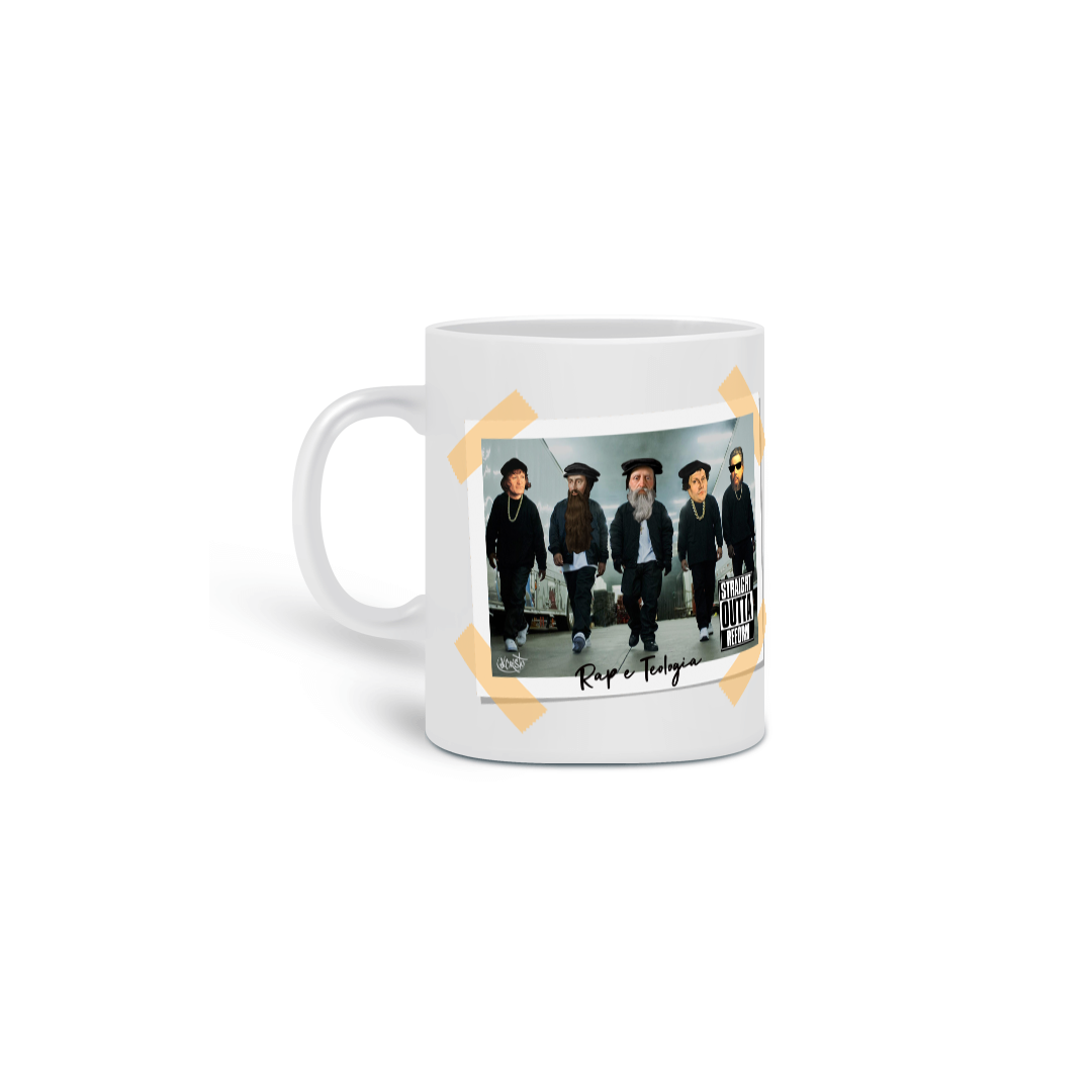Nome do produto: Caneca Rap e Teologia - Straight Outta Reform