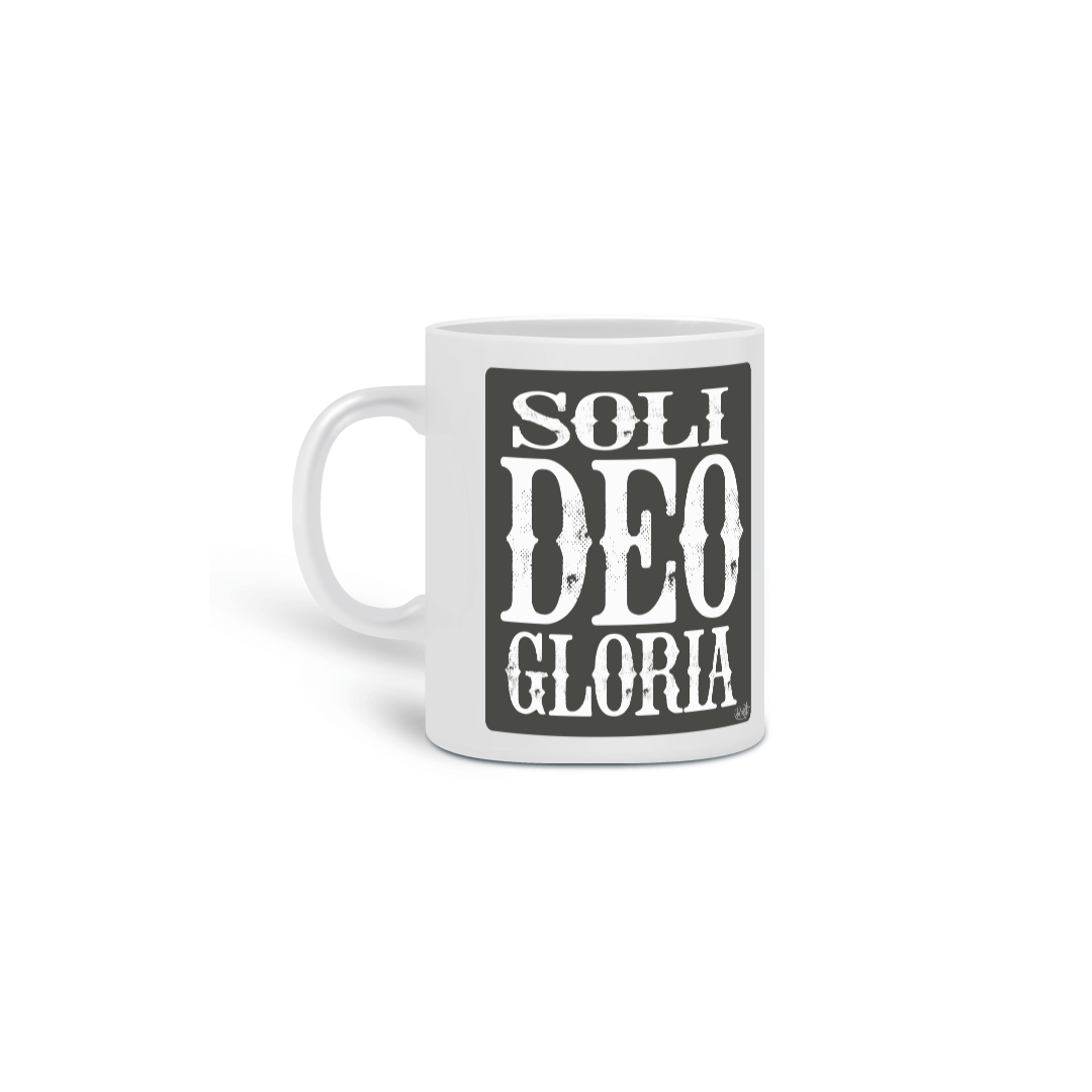 Caneca Soli Deo Gloria