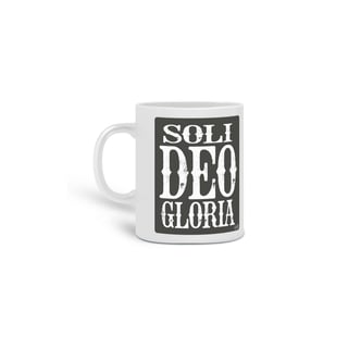 Caneca Soli Deo Gloria