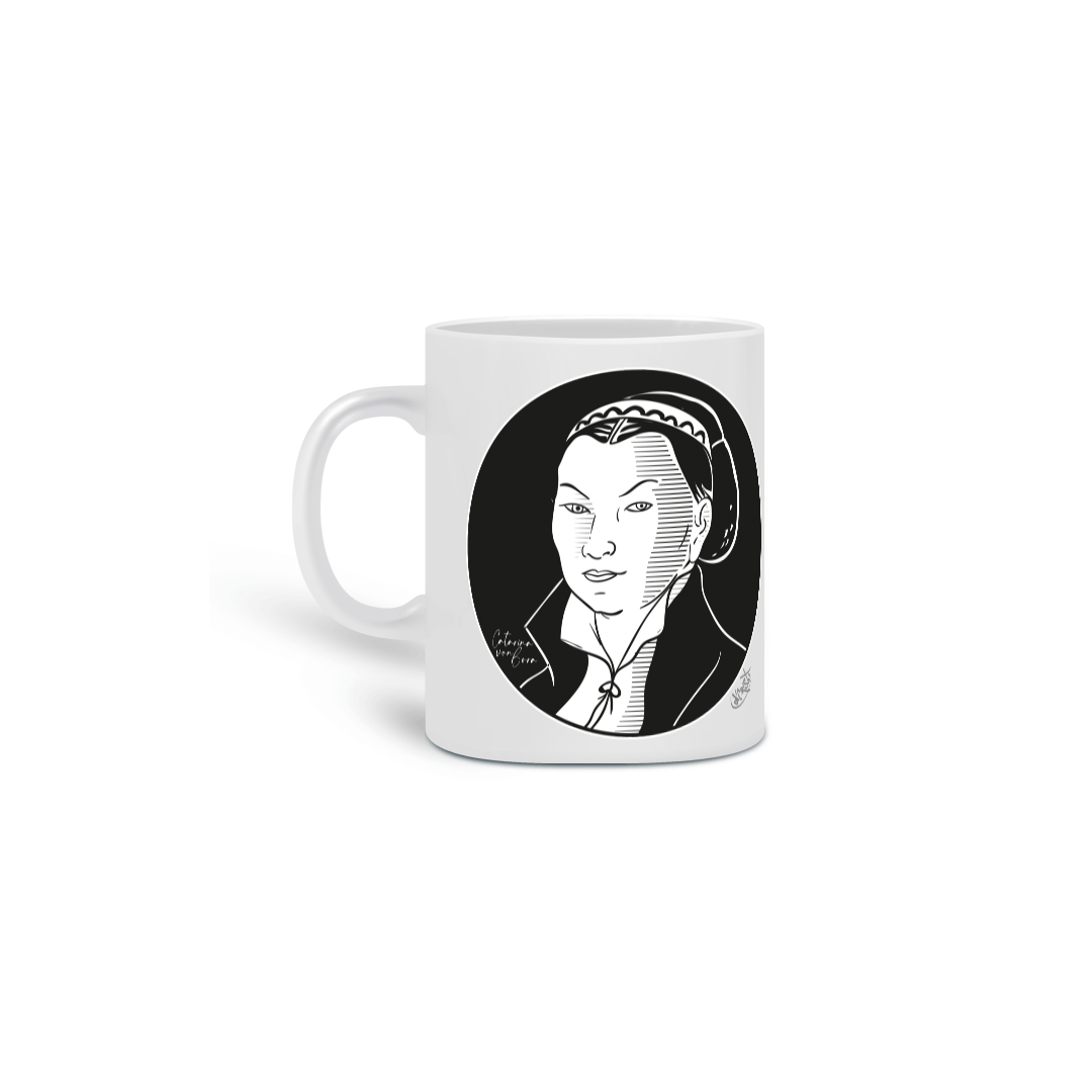 Nome do produto: Caneca Catarina Von Bora [Coleção Reformadores]