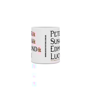 Nome do produto Caneca Peter, Susan, Edmund and Lucy [As Crônicas de Nárnia]