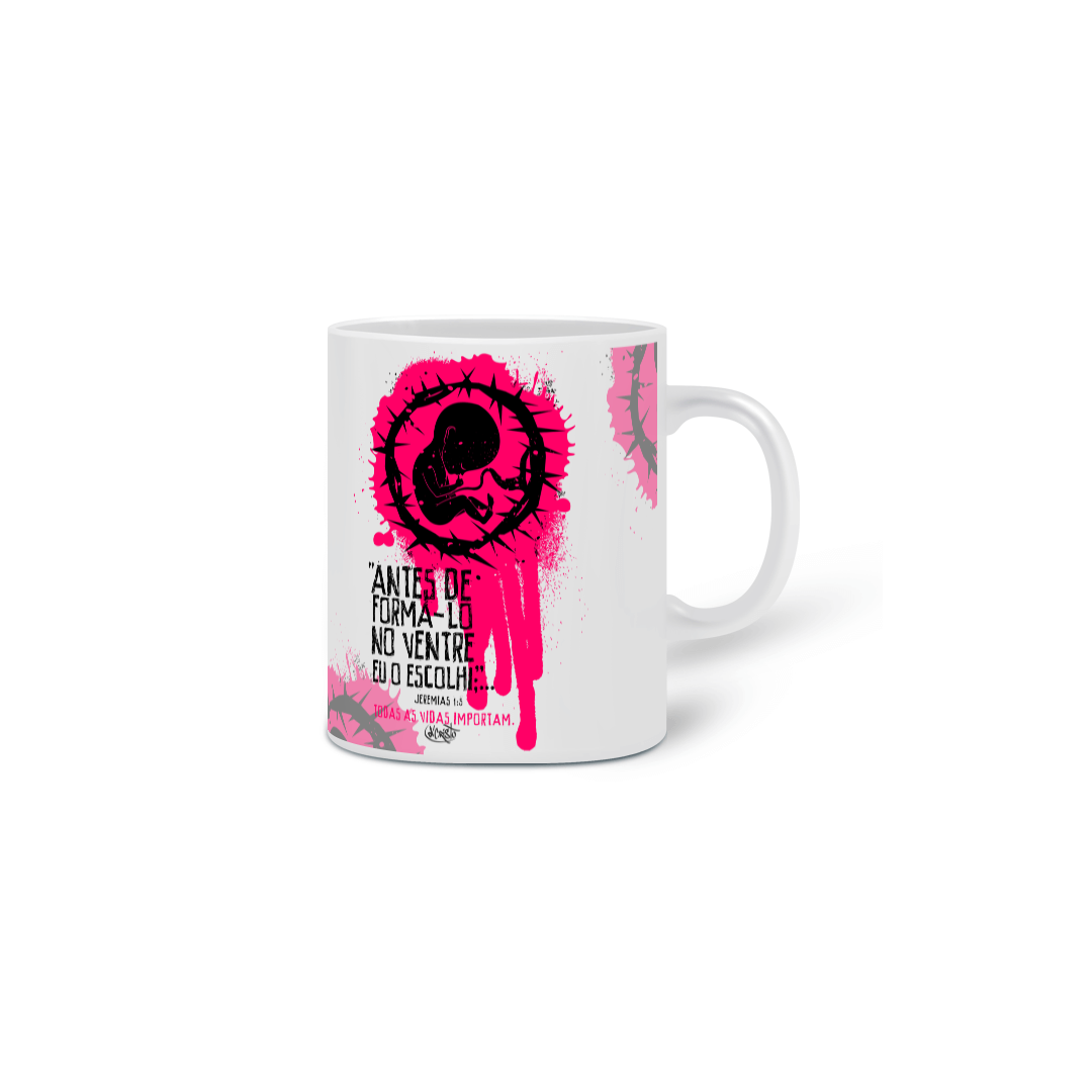Nome do produto: Caneca Não ao Aborto