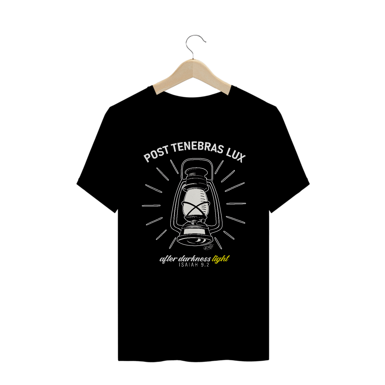 Camiseta Post Tenebras Lux (cores escuras)