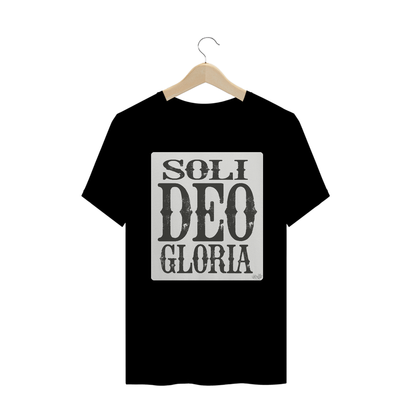 Camiseta Soli Deo Gloria - cores escuras