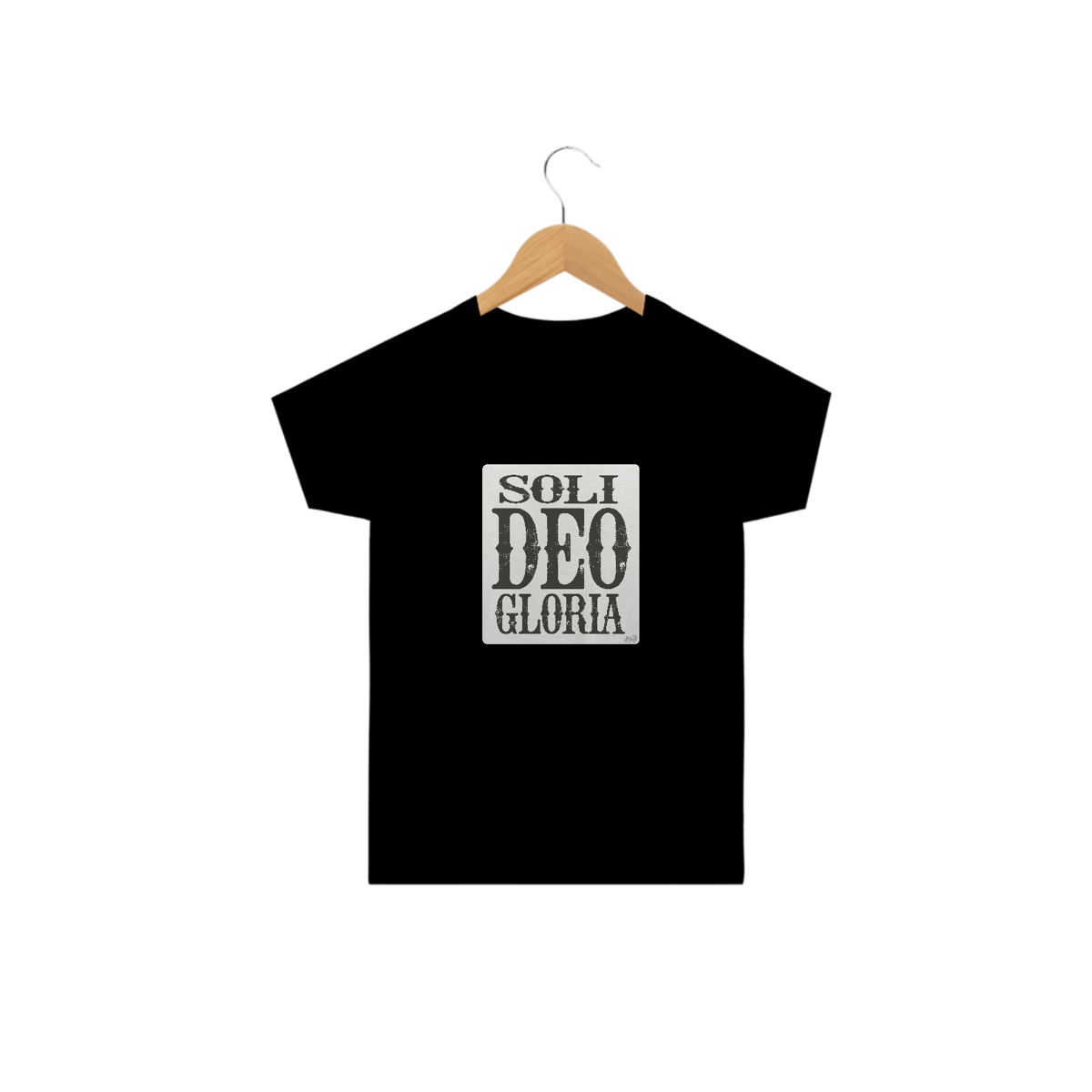 Nome do produto: Camiseta Infantil Soli Deo Gloria - cores escuras