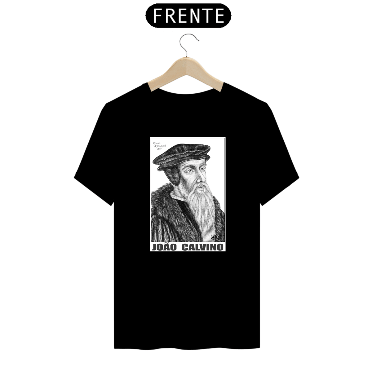 Nome do produto: Camiseta João Calvino