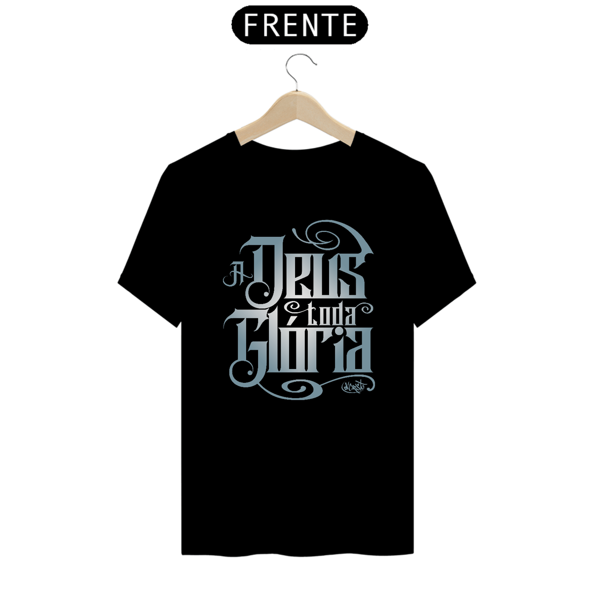 Nome do produto: Camiseta A Deus Toda Glória
