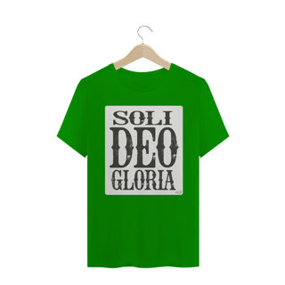 Nome do produto Camiseta Soli Deo Gloria - cores escuras