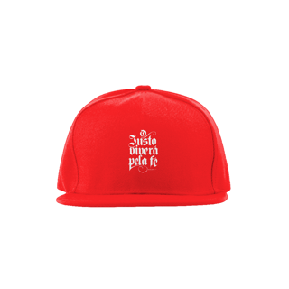 Boné O Justo Viverá pela Fé (snapback)