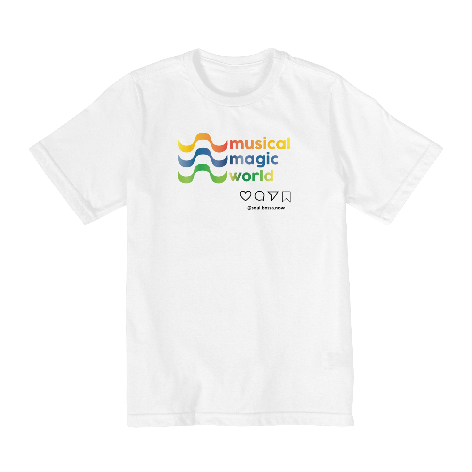 Camiseta Musical Magic World - Infantil (10 a 14 anos)