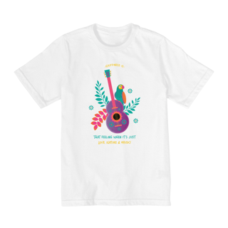 Nome do produto Camiseta Happiness - Infantil (2 a 8 Anos)