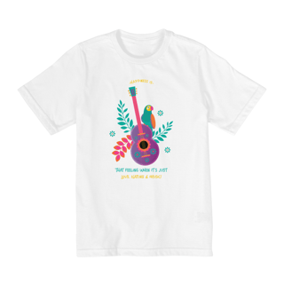 Nome do produto Camiseta Happiness - Infantil (10 a 14 Anos)