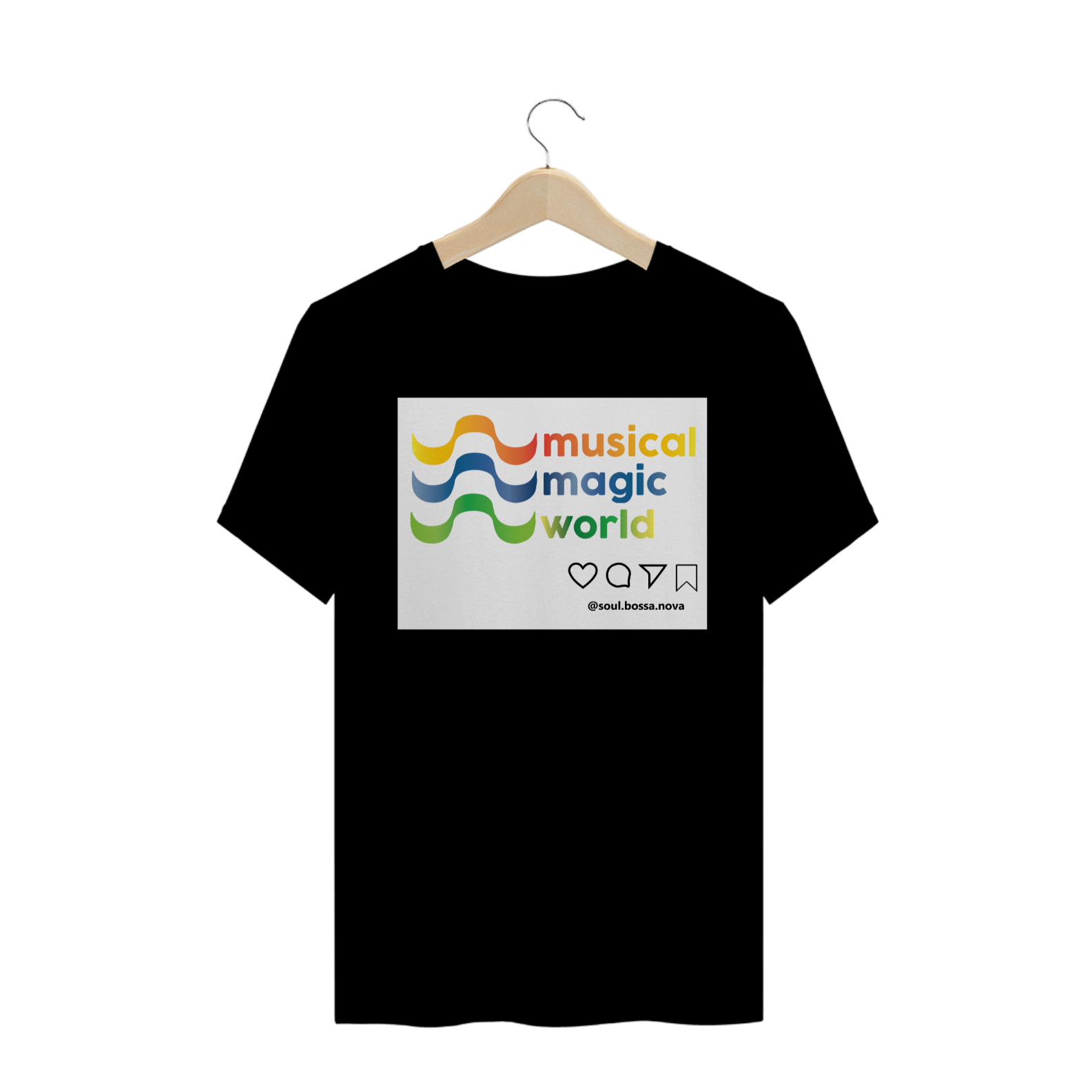 Camiseta Musical Magic World - Colors