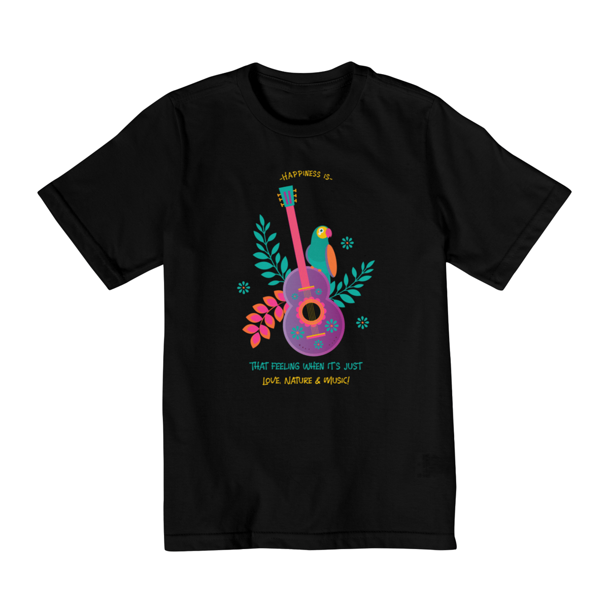 Nome do produto: Camiseta Happiness - Infantil (2 a 8 Anos)